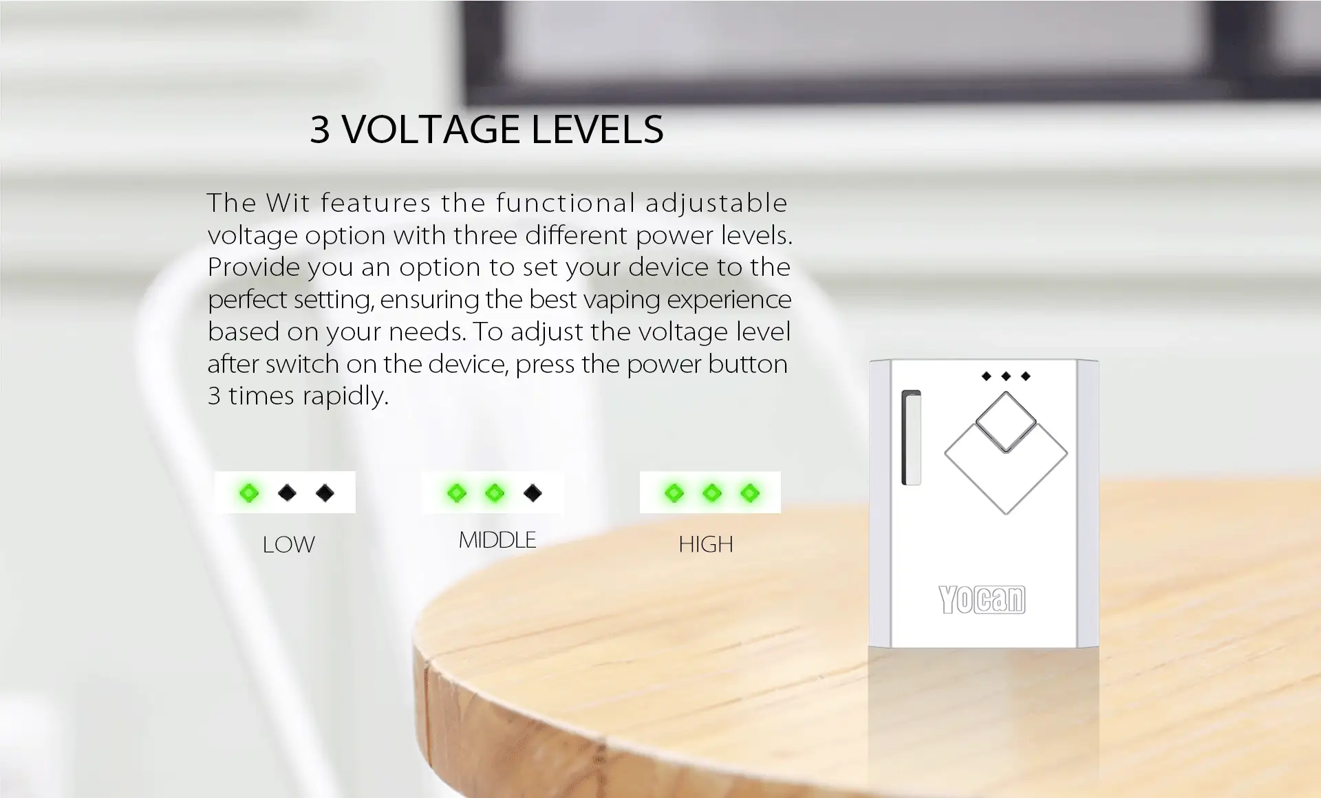 Yocan Wit Box Mod 500mAh - Image 9