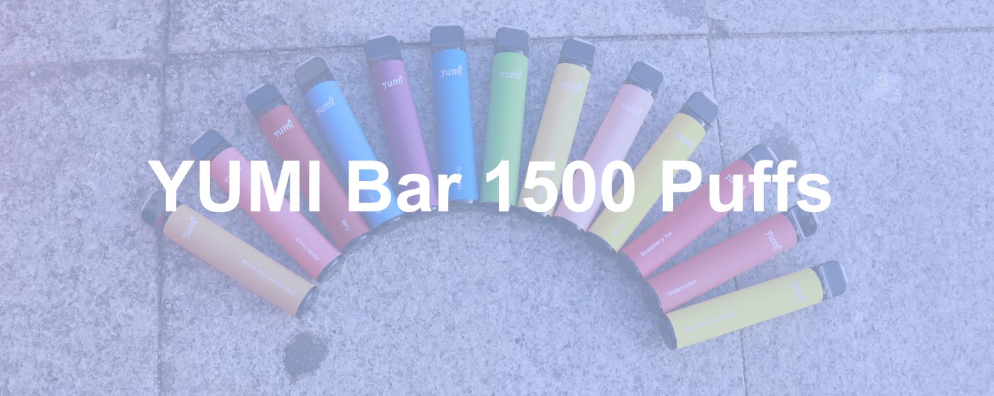 [Clearance sale] YUMI Bar 1500 Züge Einweg E-Zigarette Kit 850mAh (50mg) - Image 3