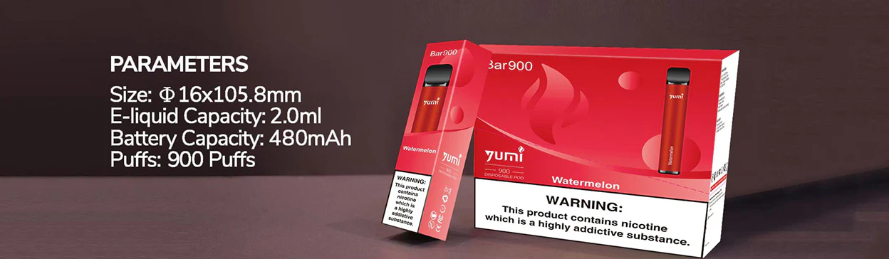 [Sonderangebot] YUMI Bar 900 Einweg E-Zigarette Kit 450mAh (20mg) - Image 9