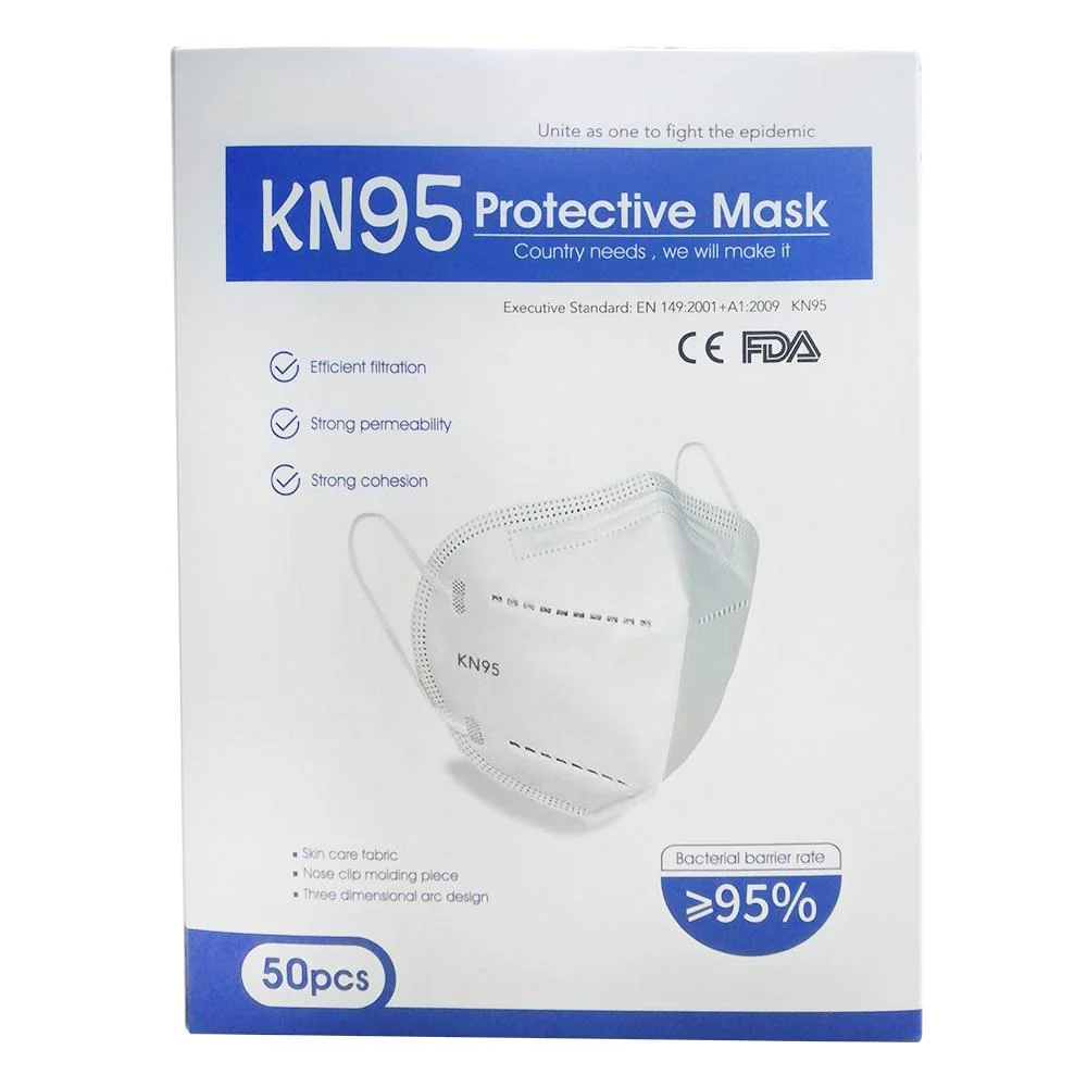 [ZY] KN95 Gesichtsmaske Mundschutzmaske 50 Stück / Packung - Image 2
